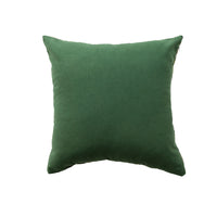 Linen Printed Pillow with Embroidery & Botanicals - 20"