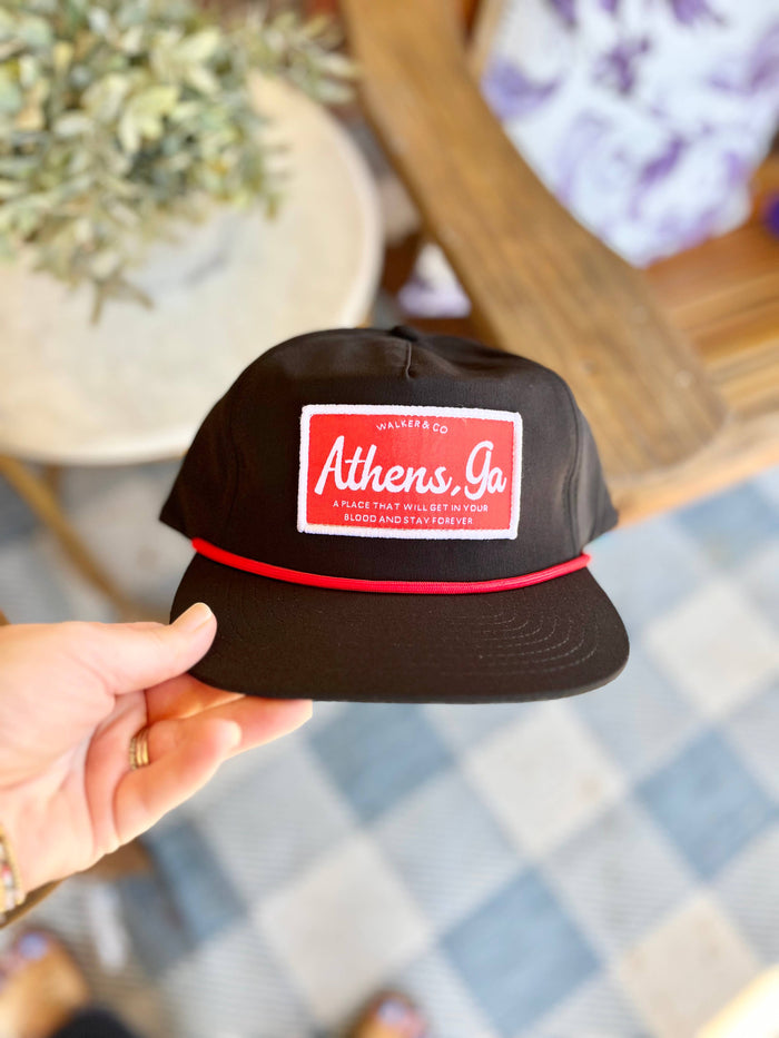 Athens, GA Rope Hat with Patch