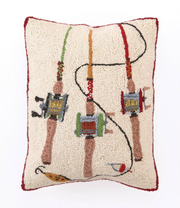 Fishing Rods Hook Pillow