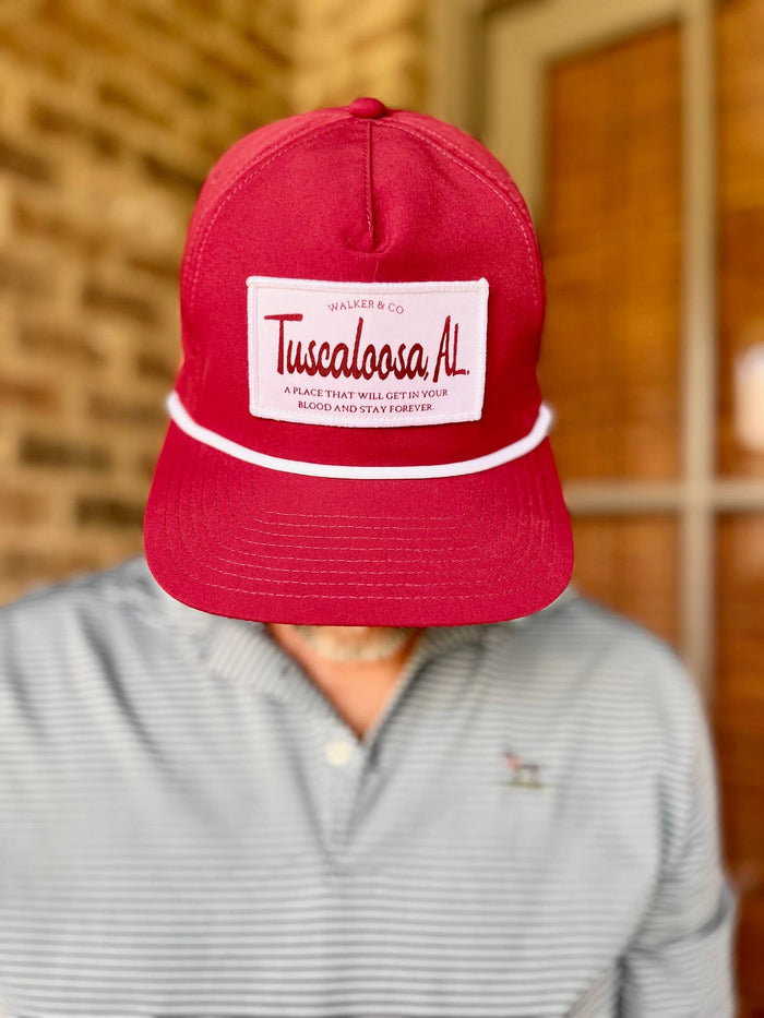 Tuscaloosa, AL Rope Hat with Patch