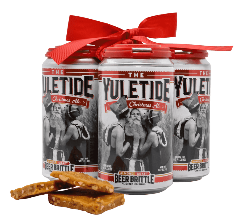 Craft Beer Almond Brittle - Yuletide Christmas Ale - 4-pk