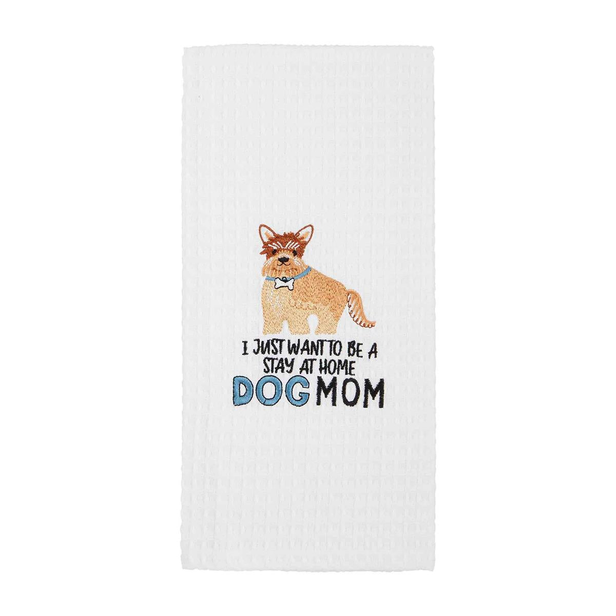 Waffle Weave towel- Dog Mom