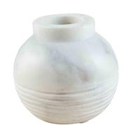 MARBLE BUD VASE - ROUND