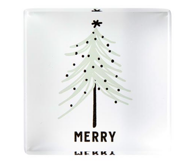 Holiday Lucite Block