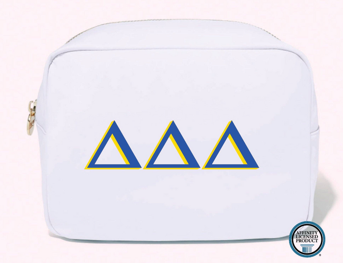 Licensed Sorority Accessory Cosmetic Bag