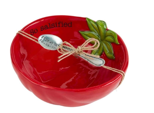 TOMATO SHAPED DIP BOWL SET