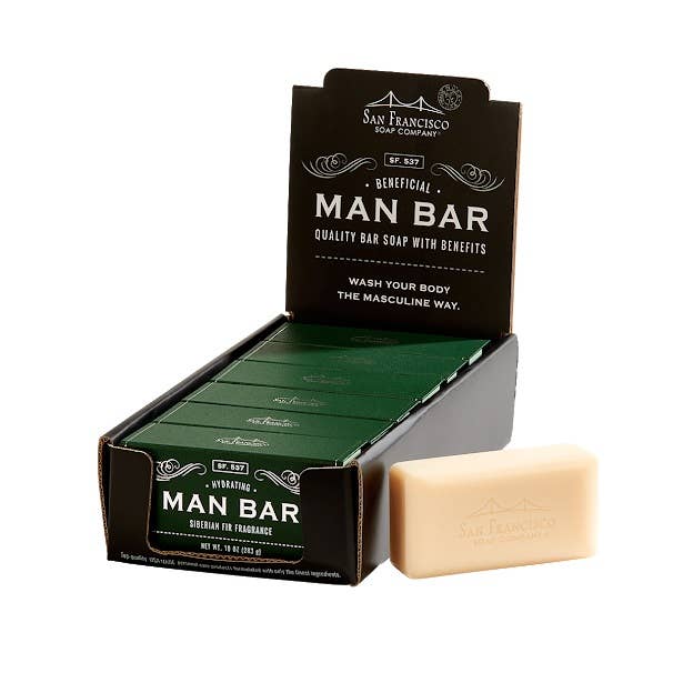 San Francisco Soap / Man Bar Soap - Siberian Fir Hydrating Man Bar