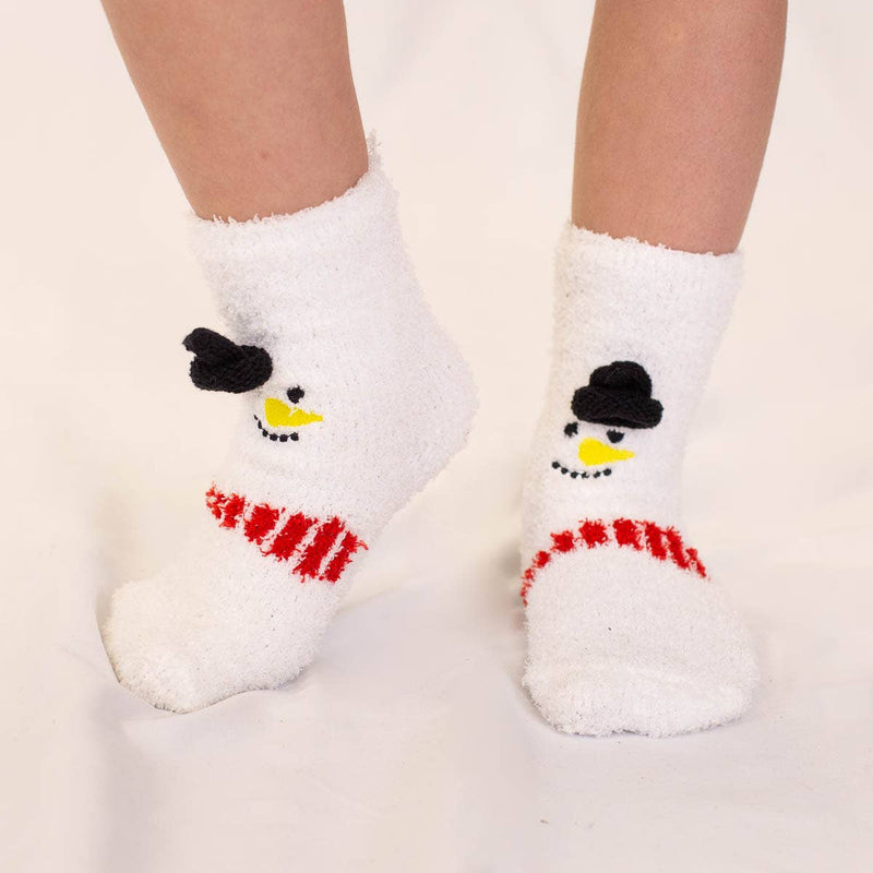 Kid's Snowman Cozy Socks