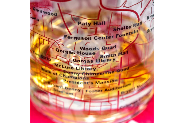 University of Alabama Whiskey Glass