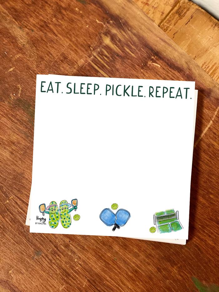 Pickle Ball Chunky Notepad