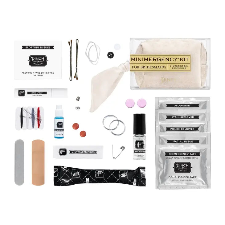 Velvet Minimergency Kits for Bridesmaids - Ivory