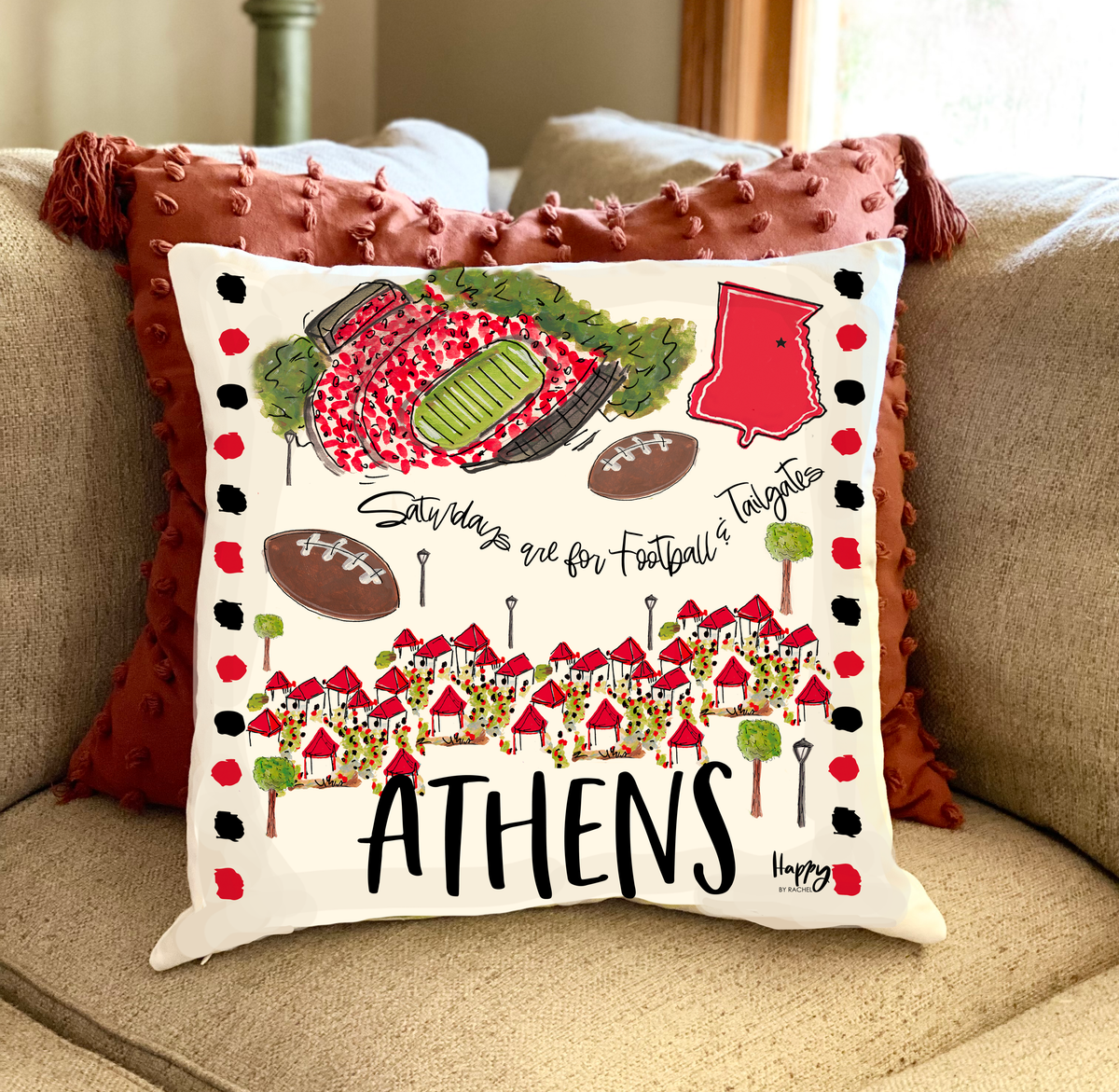 Athens Double Sided Pillow