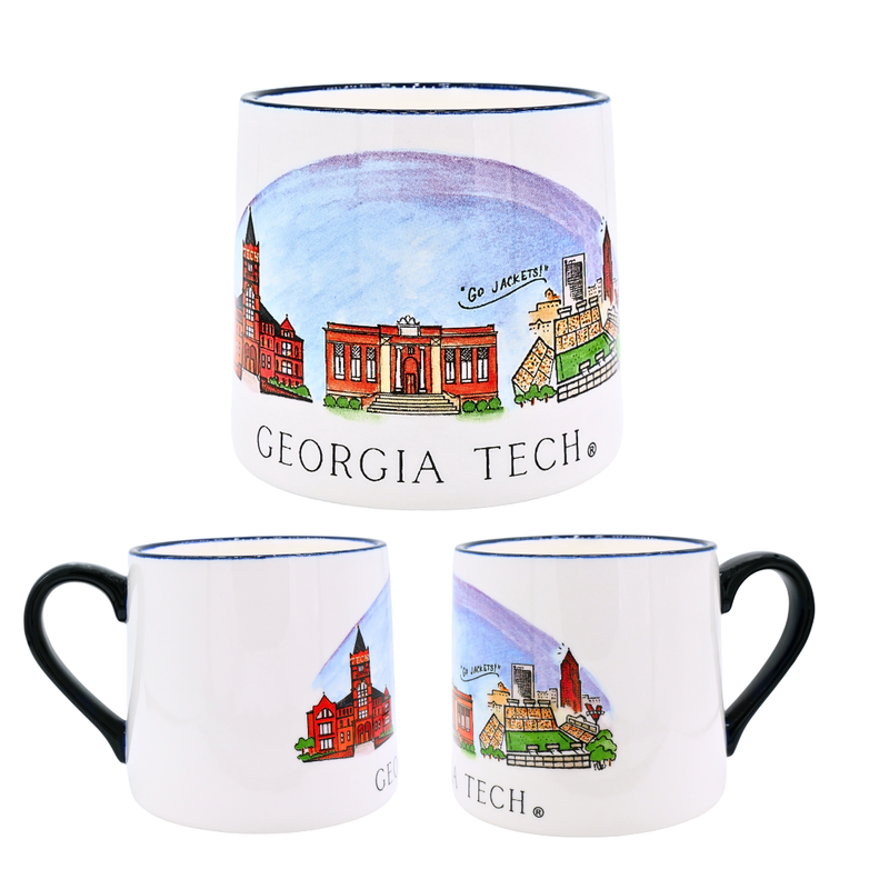 Georgia Tech Skyline Ceramic Mug