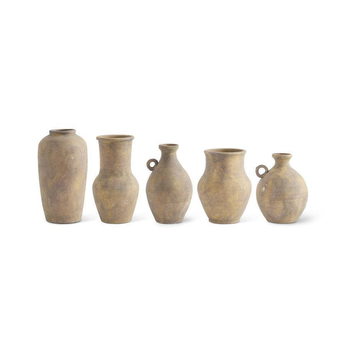 TERRACOTTA CERAMIC VASES & JUGS