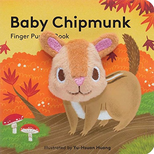 Baby Chipmunk Finger Puppet Board Book