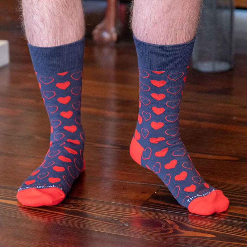 Men's Heart Socks