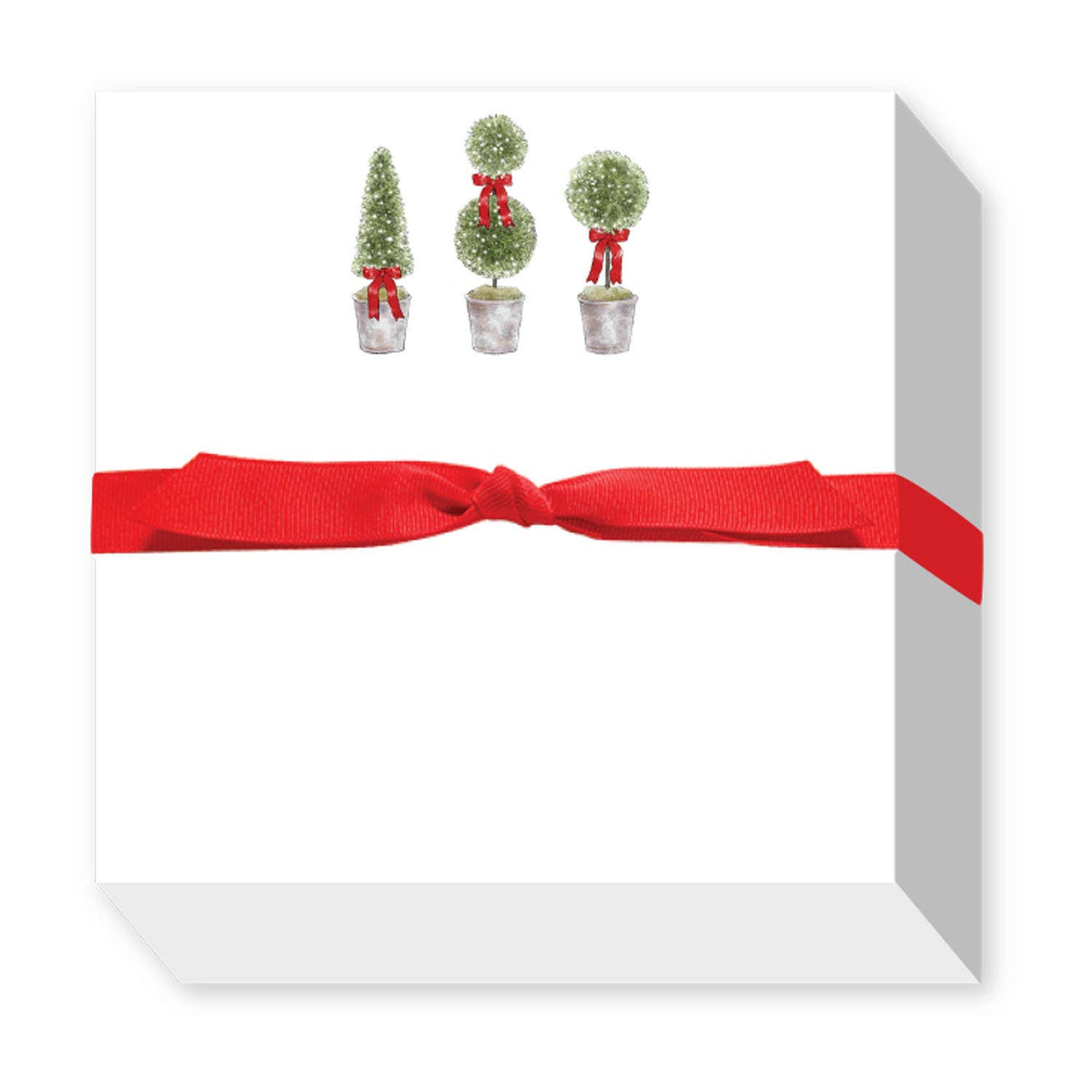 Holiday Topiaries Cubbie Notepad