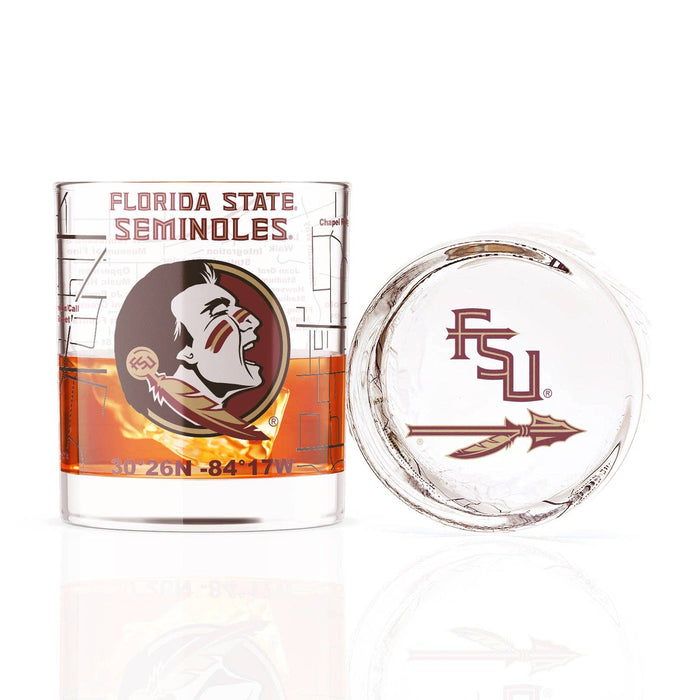 Florida State Whiskey Glass