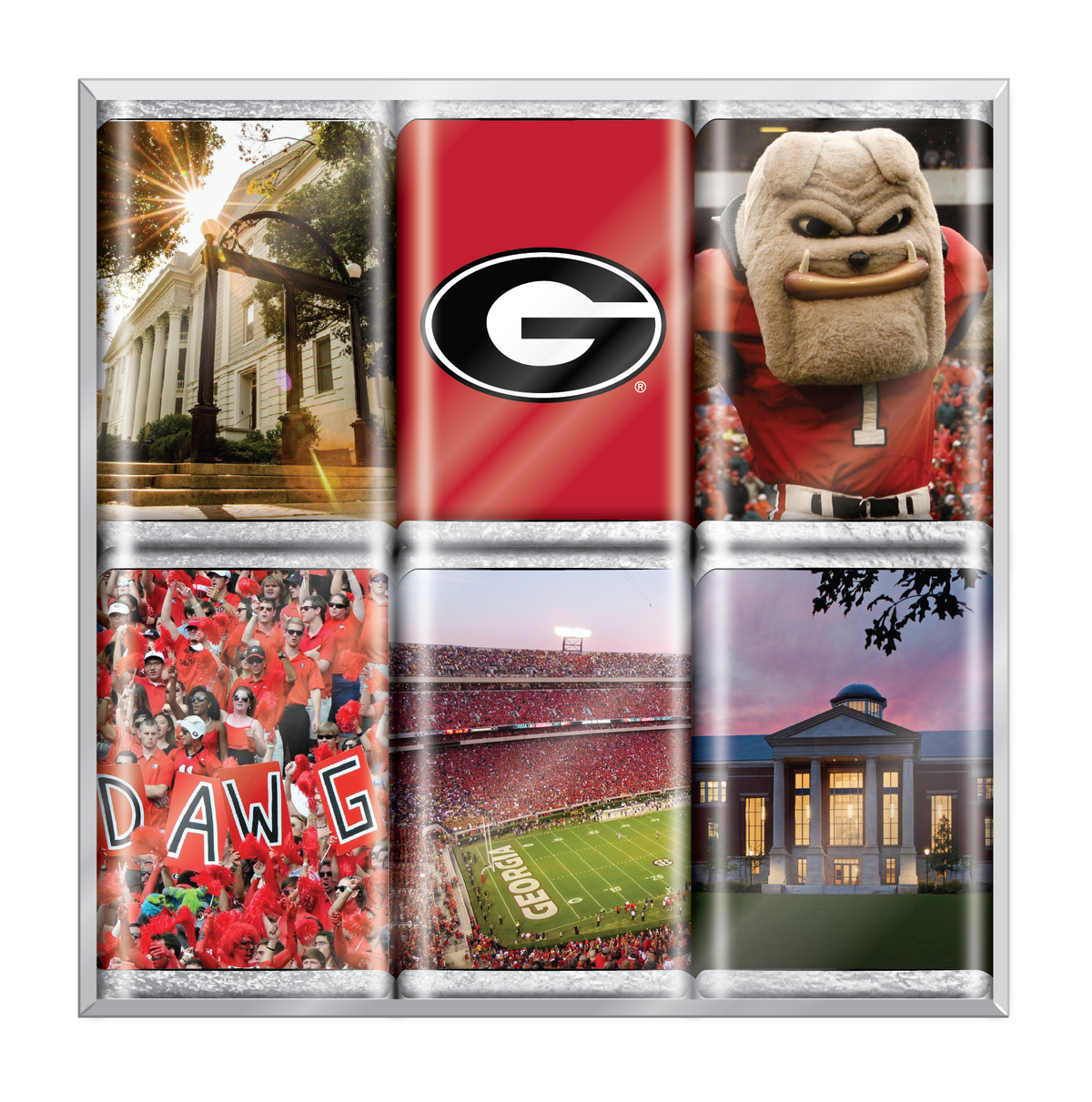 Georgia Bulldogs Chocolate Iconics