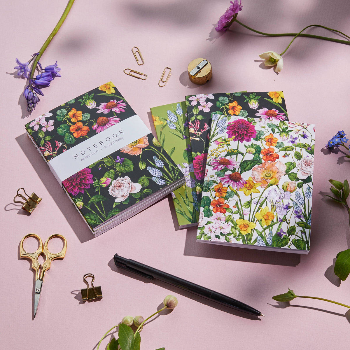 Bountiful Blooms - Pack of 3 Notebooks