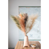 Faux Pampas Grass Plume, Cream Color
