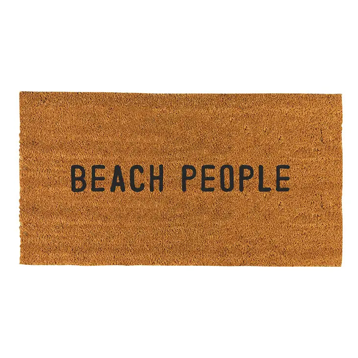 Beach People Door Mat