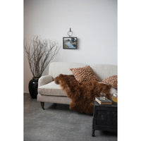 Metal Framed Landscape Wall Decor with Bracket
