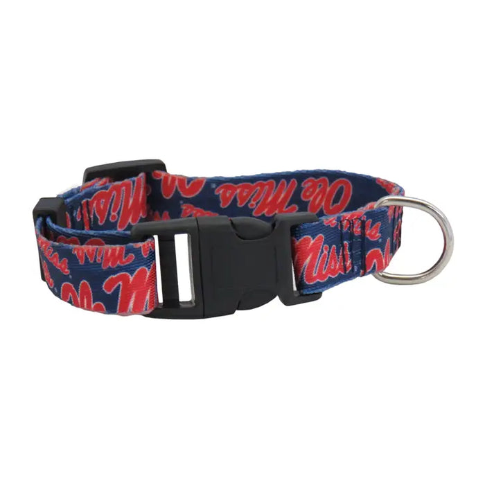 NCAA Mississippi Ole Miss Rebels Team Pet Collar