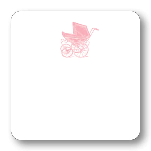 Pram (Pink) Gift Tag