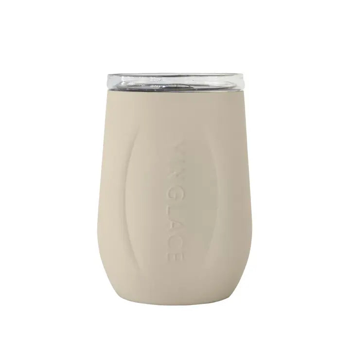 Vinglace Sand Stemless Wing Glass