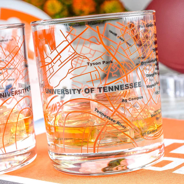 University of Tennessee Whiskey Glass