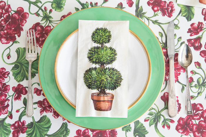 Topiary Guest Napkin - pack of 16