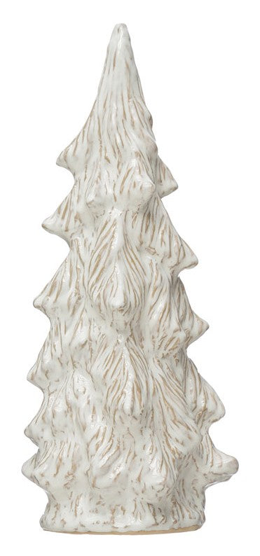 Stoneware Tree White Reactive Glaze