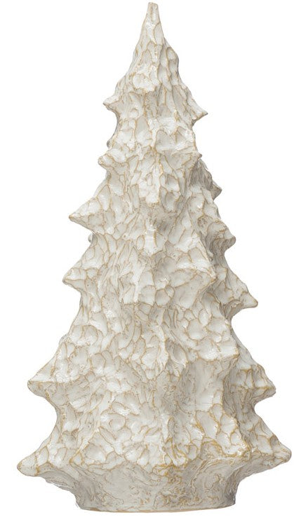 Stoneware Tree White Reactive Glaze