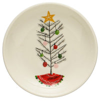 Christmas Stoneware Plate w/Holiday Image